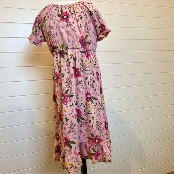 Old Navy Pink Floral Maxi 3T